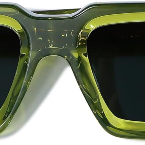 Non Polarized Acetate Sunglasses RY-A02 148mm Frame with UV Protection Impact Re - Picture 3 of 7